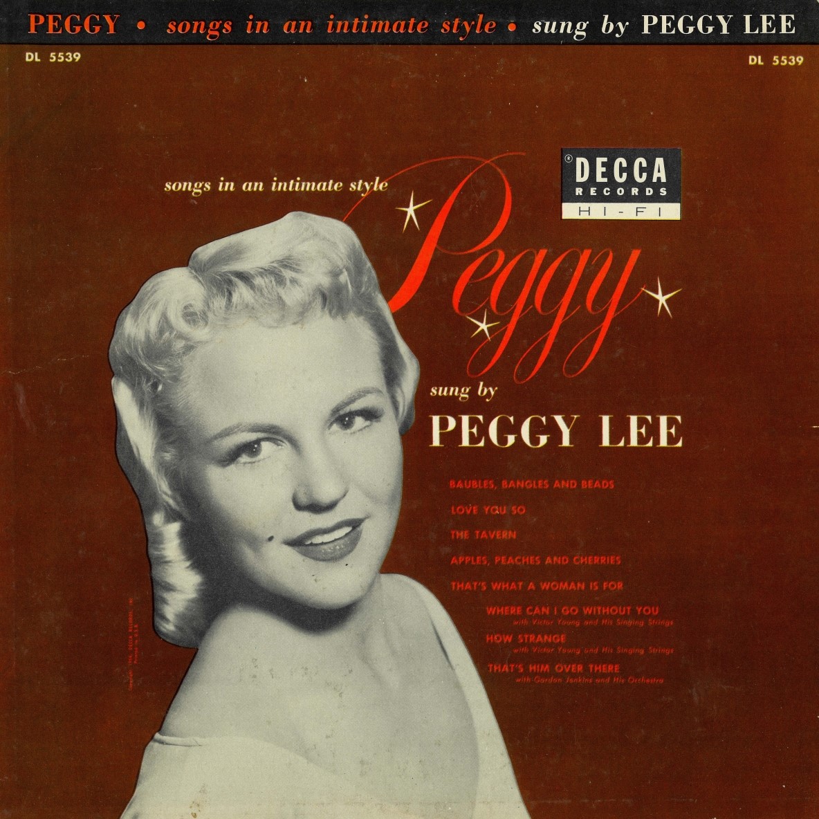 Songs in an Intimate Style (Digital Edition) - Peggy Lee